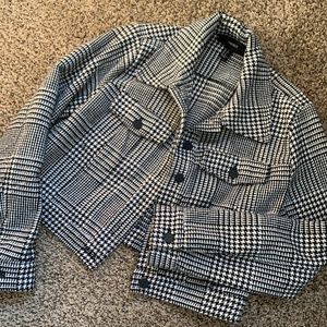 Forever21 Women's Houndstooth Blazer